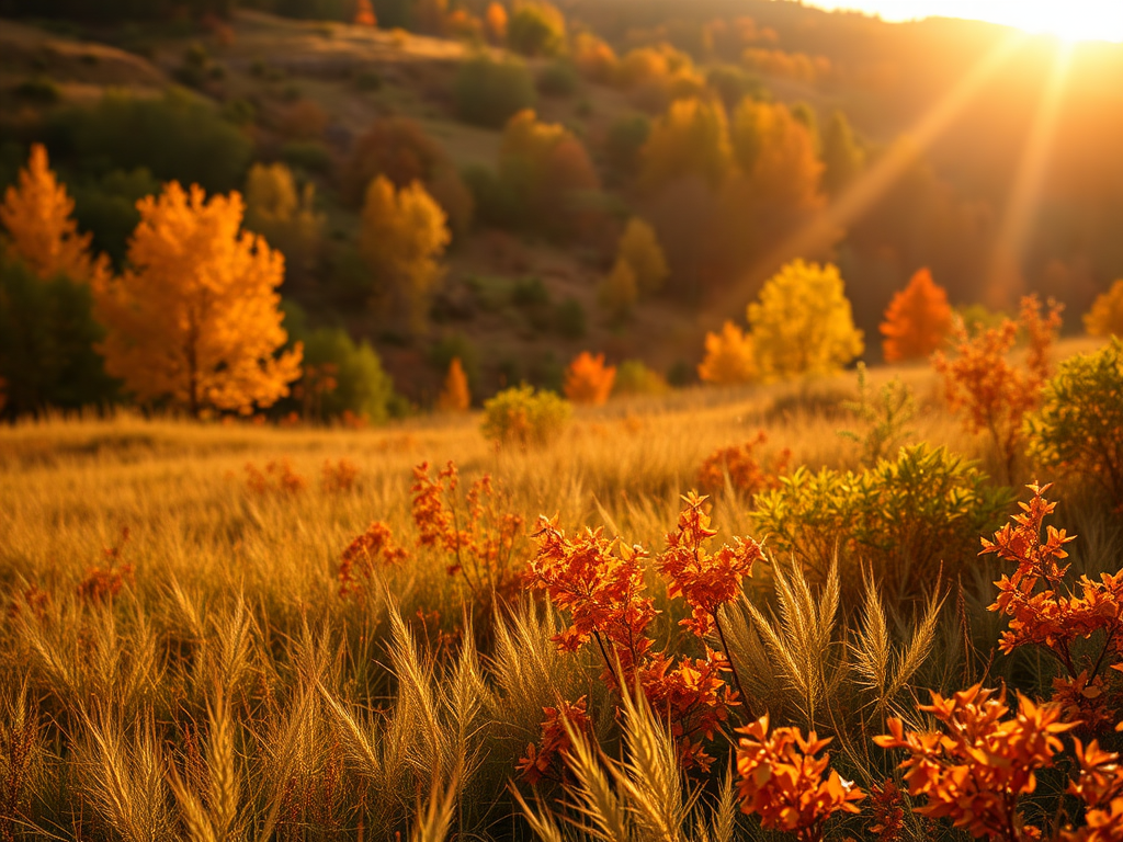 summer and fall nature